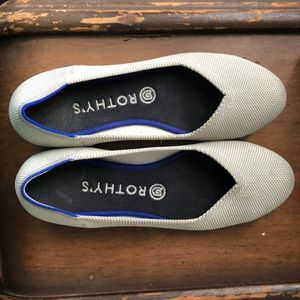 Rothys Flax Birdseye Flat - 8